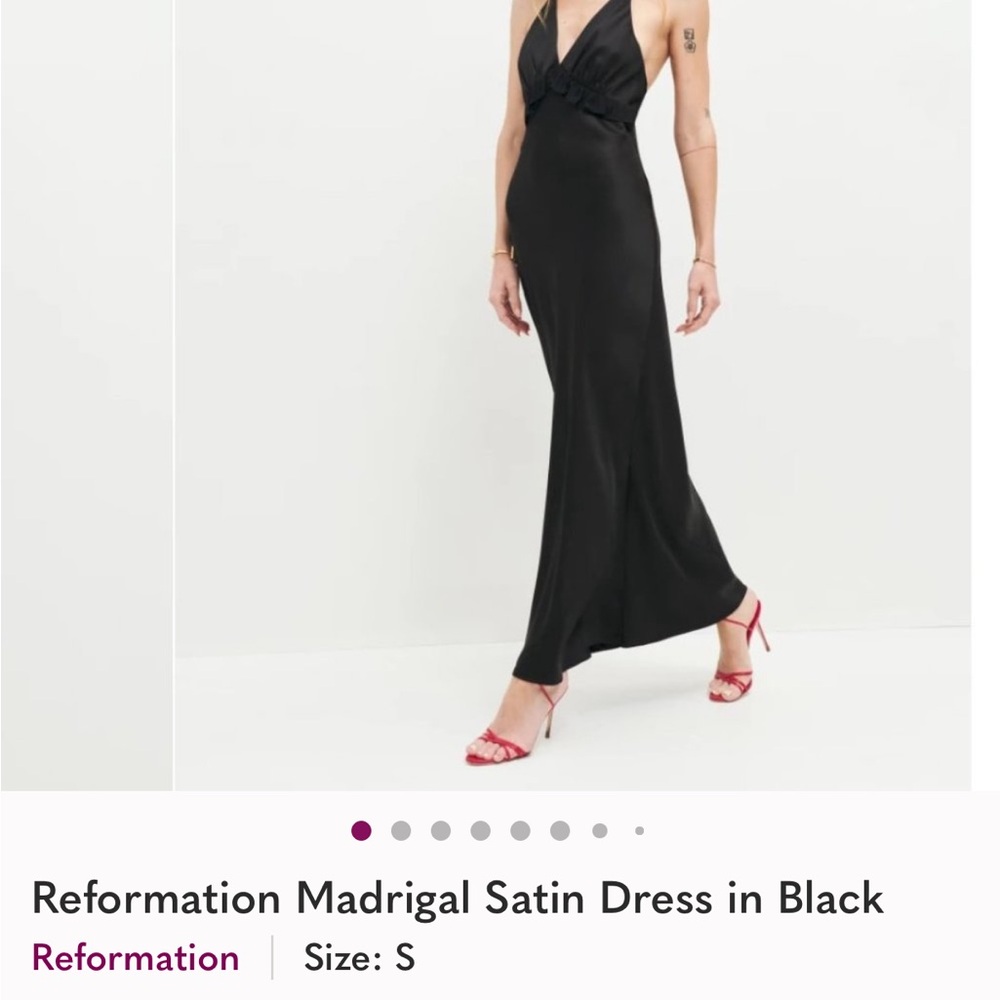 Reformation Black Maxi Dress